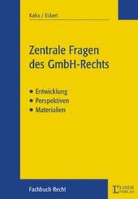Abbildung von: Zentrale Fragen des GmbH-Rechts - Linde