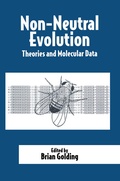 Cover: Non-Neutral Evolution - Chapman and Hall