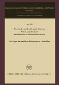 Cover: Zur Frage der zeitlichen Belastung von Lehrkr&auml;ften - VS Verlag f&uuml;r Sozialwissenschaften