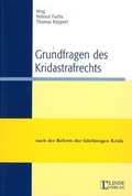 Cover: Grundfragen des Kridastrafrechts - Linde