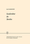 Cover: Sozialstruktur des Betriebes - Springer Gabler