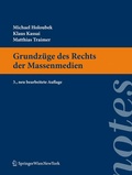 Cover: Grundz&uuml;ge des Rechts der Massenmedien - Springer