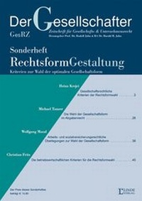 Abbildung von: Rechtsformgestaltung - Linde
