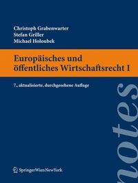 Abbildung von: Europäisches und öffentliches Wirtschaftsrecht I - Springer