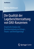 Cover: Die Qualit&auml;t der Lageberichterstattung von DAX-Konzernen - Springer Gabler