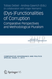 Enlarge image Cover: (Dys-)Functionalities of Corruption - Springer VS