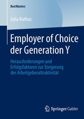 Cover: Employer of Choice der Generation Y - Springer Gabler