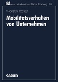 Cover: Mobilit&auml;tsverhalten von Unternehmen - Springer Gabler