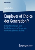Cover: Employer of Choice der Generation Y - Springer Gabler