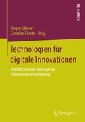 Cover: Technologien f&uuml;r digitale Innovationen - Springer VS