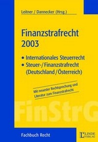 Abbildung von: Finanzstrafrecht 2003 - Linde
