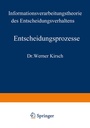 Cover: Entscheidungsprozesse - Springer Gabler