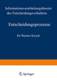 Enlarge image Cover: Entscheidungsprozesse - Springer Gabler