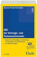 Cover: ABC der Vertrags- und Testamentsmuster - Linde