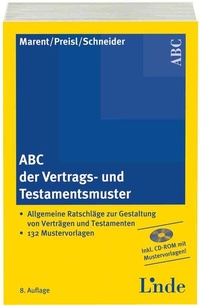 Enlarge image Cover: ABC der Vertrags- und Testamentsmuster - Linde