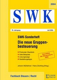 Abbildung von: SWK-Sonderheft Die neue Gruppenbesteuerung - Linde