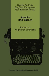 Enlarge image Cover: Sprache und Wissen - VS Verlag für Sozialwissenschaften