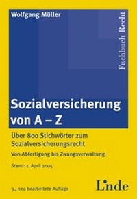 Abbildung von: Sozialversicherung von A - Z - Linde
