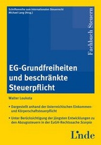 Abbildung von: EG-Grundfreiheiten und beschränkte Steuerpflicht - Linde