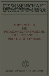 Abbildung von: Die philosophischen Probleme der Einsteinschen Relativitätstheorie - Vieweg+Teubner Verlag