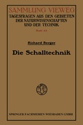 Cover: Die Schalltechnik - Vieweg+Teubner Verlag