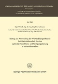 Cover: Beitrag zur Anwendung der Warteschlangentheorie bei Mehrstellenarbeit f&uuml;r eine optimale Produktions- und Fertigungsplanung in Industriebetrieben - VS Verlag f&uuml;r Sozialwissenschaften