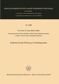 Cover: Eindimensionale Str&ouml;mung in Strahlapparaten - VS Verlag f&uuml;r Sozialwissenschaften