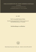 Cover: Hochkantbiegen von Blechen - VS Verlag f&uuml;r Sozialwissenschaften