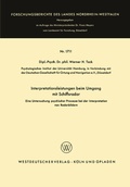 Cover: Interpretationsleistungen beim Umgang mit Schiffsradar - VS Verlag f&uuml;r Sozialwissenschaften