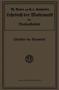 Abbildung von: Lehrbuch der Mathematik für Realanstalten - Vieweg+Teubner Verlag