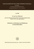 Cover: Methoden zur Zeitanalyse und Zeitplanung im Konstruktionsb&uuml;ro - VS Verlag f&uuml;r Sozialwissenschaften