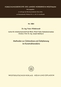 Cover: Methoden zur Zeitanalyse und Zeitplanung im Konstruktionsb&uuml;ro - VS Verlag f&uuml;r Sozialwissenschaften