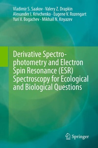 Abbildung von: Derivative Spectrophotometry and Electron Spin Resonance (ESR) Spectroscopy for Ecological and Biological Questions - Springer