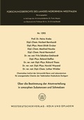 Cover: &Uuml;ber die Bestimmung der Atomverteilung in amorphen Substanzen und Schmelzen - VS Verlag f&uuml;r Sozialwissenschaften