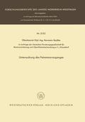 Cover: Untersuchung des Feinstanzvorganges - Vieweg+Teubner Verlag
