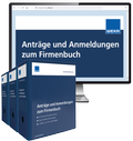 Abbildung von: Anträge und Anmeldungen zum Firmenbuch - WEKA