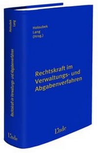 Abbildung von: Rechtskraft im Verwaltungs- und Abgabeverfahren - Linde