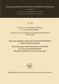 Cover: &Uuml;ber die schnellen Teilprozesse photosensibilisierter Substrat-&Uuml;bertragungen - VS Verlag f&uuml;r Sozialwissenschaften