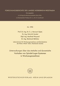 Cover: Untersuchungen &uuml;ber das statische und dynamische Verhalten von Spindel-Lager-Systemen in Werkzeugmaschinen - VS Verlag f&uuml;r Sozialwissenschaften