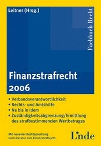 Abbildung von: Finanzstrafrecht 2006 - Linde