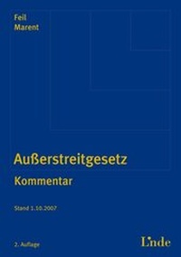 Abbildung von: Außerstreitgesetz - Linde