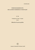 Cover: &Ouml;ffentliche Finanzierungshilfen - VS Verlag f&uuml;r Sozialwissenschaften
