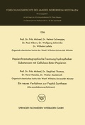 Bild: Papierchromatographische Trennung hydrophober Substanzen mit Cellulose-Ester-Papieren. Ein neues Verfahren zur Peptid-Synthese (Oxazolidonverfahren) - VS Verlag f&uuml;r Sozialwissenschaften