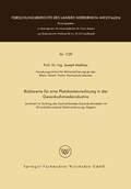 Cover: Richtwerte f&uuml;r eine Platzkostenrechnung in der Gesenkschmiedeindustrie - VS Verlag f&uuml;r Sozialwissenschaften