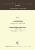 Cover: Untersuchungen von Drucken auf den tierischen K&ouml;rper - VS Verlag f&uuml;r Sozialwissenschaften