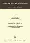 Cover: Untersuchungen von Drucken auf den tierischen K&ouml;rper - VS Verlag f&uuml;r Sozialwissenschaften
