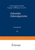 Cover: Zahnr&auml;der Zahnradgetriebe - Vieweg+Teubner Verlag