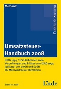Abbildung von: Umsatzsteuer-Handbuch 2008 - Linde