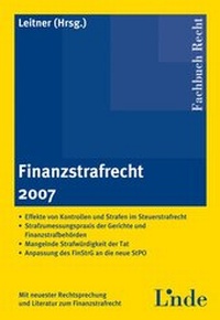 Abbildung von: Finanzstrafrecht 2007 - Linde