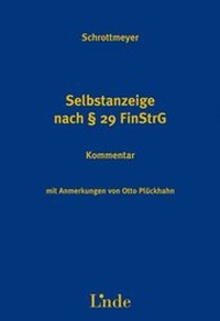 Abbildung von: Selbstanzeige nach § 29 FinStrG - Linde